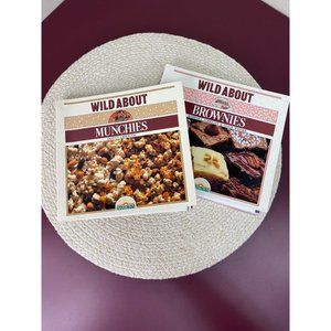 Vintage Barron’s Wild About Munchies Wild About Brownies Spiral Bound Cookbooks